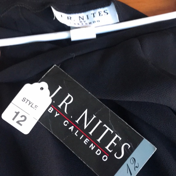 J.R. NITES sheer evening skirt - Picture 3 of 5